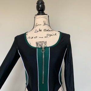 Colour-Block Bodysuit